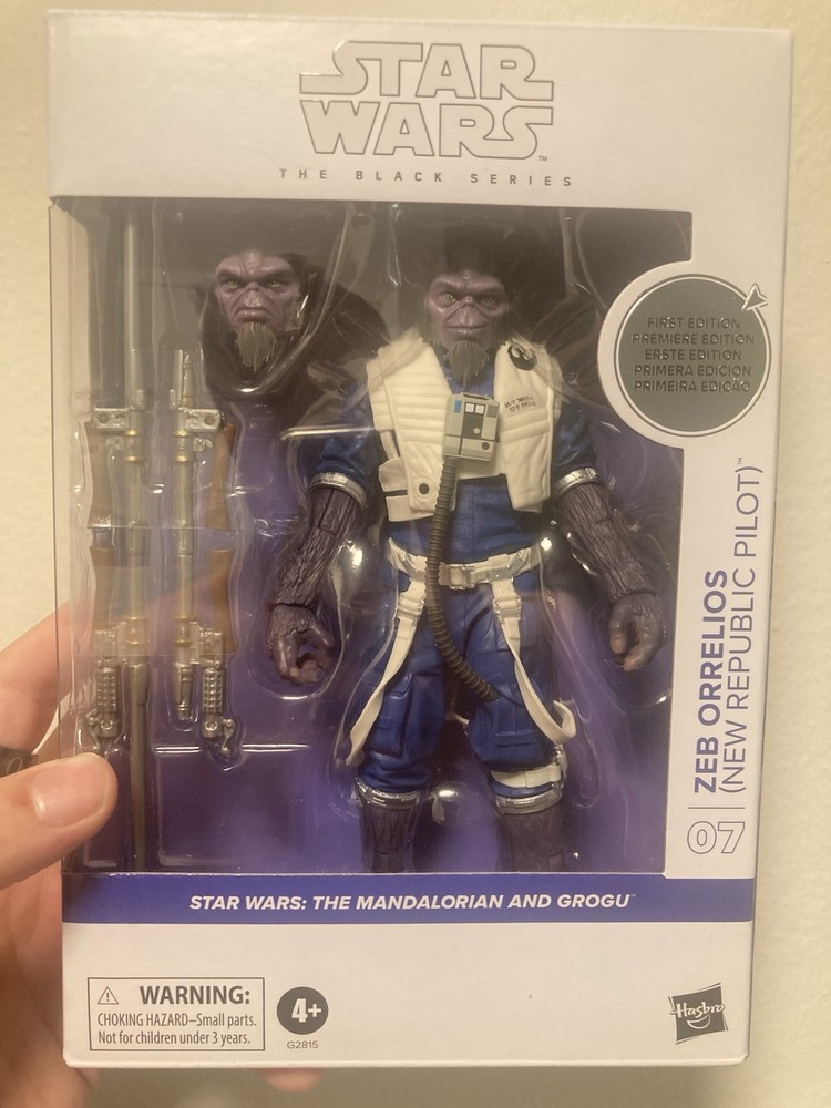 STAR WARS The Black Series First Edition Zeb Orrelios White Box – New