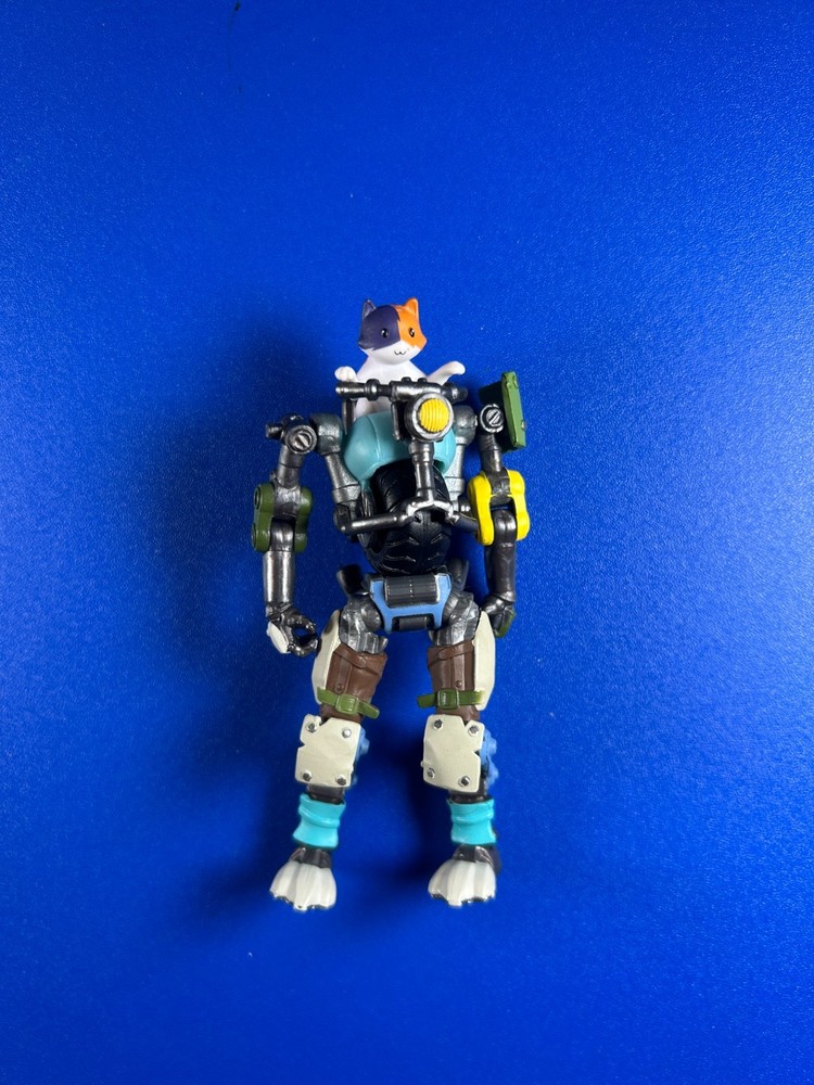 Jazwares Fortnite Brawler Kit Cat Robot 4″ Figure No Shoulder Pad Figure Only