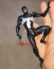 New In Box Mess Toys Symbiote Spider-Man Action Figure Toy With Extra Webbing