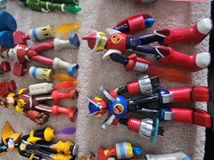 Mega Man / MegaMan NT Warrior Figure Lot – Loose Action Figures with Accessories