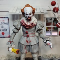 Custom Horror Diorama Welcome To Derry Themed W/IT The Clown Read Description