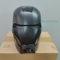 1:1 Iron Man Mk5 Black Helmet Wearable Voice-control Open&close Cosplay Boxed