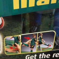 Kick o mania Ronaldinho Soccer Figure FC Barcelona Rare Item