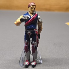 Hasbro G.I. Joe Crimson Guard Commander Blue/Red/Silver Figure w/ File Card