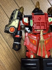 1994 Mighty Morphin Power Rangers Deluxe Thunder Megazord Incomplete