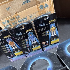 (6) STAR TREK TRANSPORTER SERIES TOS ACTION FIGURES KIRK SPOCK SCOTT UHURA NEW