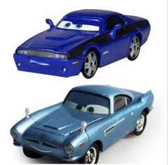 2-Cars Disney Pixar Cars 2 Finn McMissile & Agents Rhodes Diecast Toy Cars Gifts