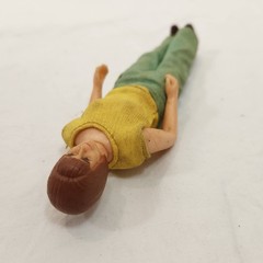 VINTAGE TONKA FEMALE WOMAN MOM FIGURE WITH CLOTHES HONG KONG