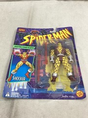 1994 Toybiz Marvel Spider-Man Animated Series Shocker Figure MOC Sealed FREESHIP