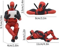 X-Men Deadpool Car Ornament Interior Dashboard Toy Anime Decoration Mini Figures