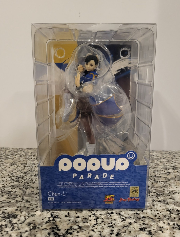 Chun Li 35th Anniversary MAX FACTORY Popup Parade MIB NEW Sealed