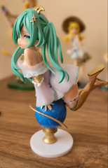 17cm Glittering Star ver. Hatsune Miku Anime Figure Kawaii Globe Girl Action Fig