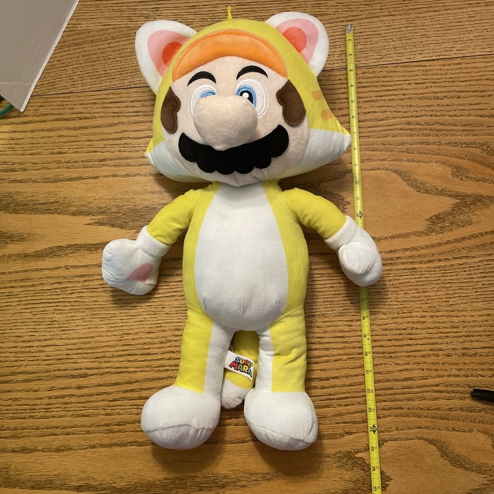 Super Mario 3D World Cat Suit Mario Giant Plush 24″ Licensed Nintendo