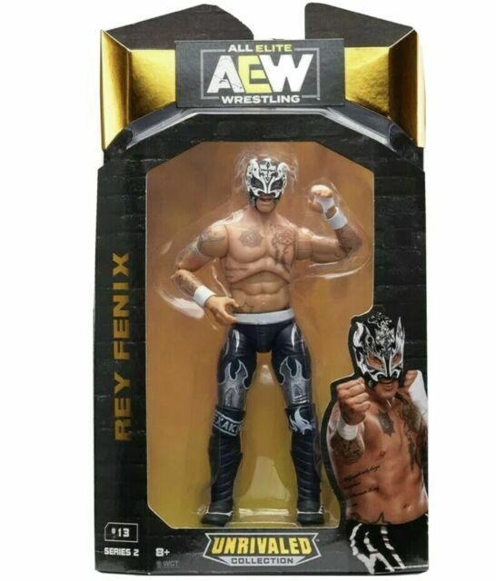 Jazwares Rey Fenix -VERSION 2 (GOLD BOOTS) AEW UNRIVALED SERIES 6