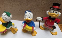 VTG DUCKTALES FIGURINES BULLY WEST GERMANY HUEY LOUIE DEWEY DONALD UNCLE SCROOG