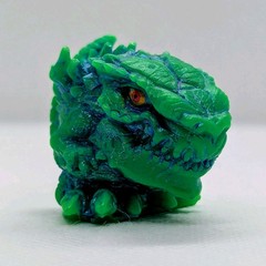 Plastic Geek Chibi Godzilla Resin Mini Figure Limited Sofubi Designer Vinyl Toy