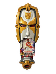 BANDAI DX Tensouder & Gosei Cards + 2 Weapons Power Rangers Megaforce Goseiger