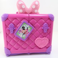 Minnie Mouse Bowtique Dress Up Playset Lot Glam Glow Closet Clothing Shoes Case
