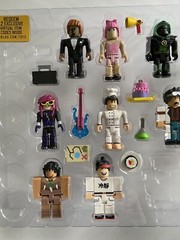 Roblox Toys Lot Of 11 Action Figures Collection Includes Accessories *No Codes*