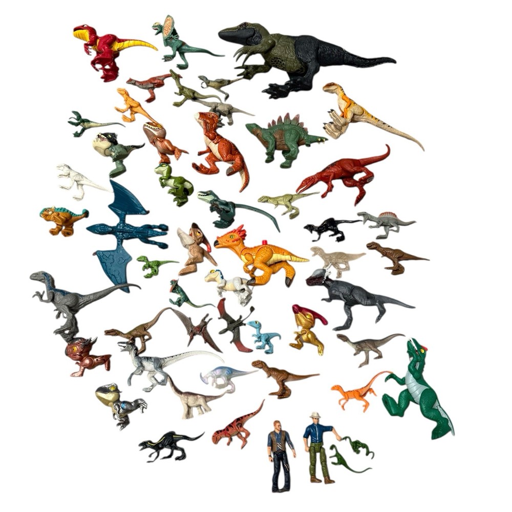 Jurassic Park World Huge Mixed Lot Of Dinosaurs Actions Figures Bundle Mixed