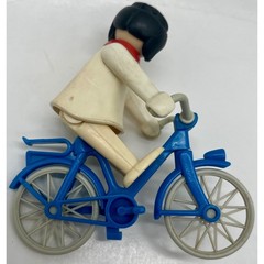 Playmobil Lot Figures Motorcycle Bicycle Accessories Vintage Toy Collection