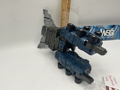 Transforming Toy Semi Truck Blue & Green #3 TRANSFORMER Warbotron Robot Off Road