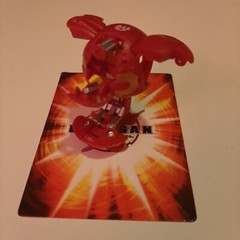 Bakugan Spindle Red Pyrus Vestroia 620g With Random Card