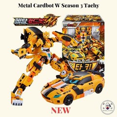 Metal Cardbot W Season 3 Tachy Cheetah Transformer Robot Car Toy 2026 Korean Toy