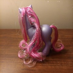 Vintage My Little Pony Petal Blossom G3 Super Long Tinsel Hair 2002 Hasbro