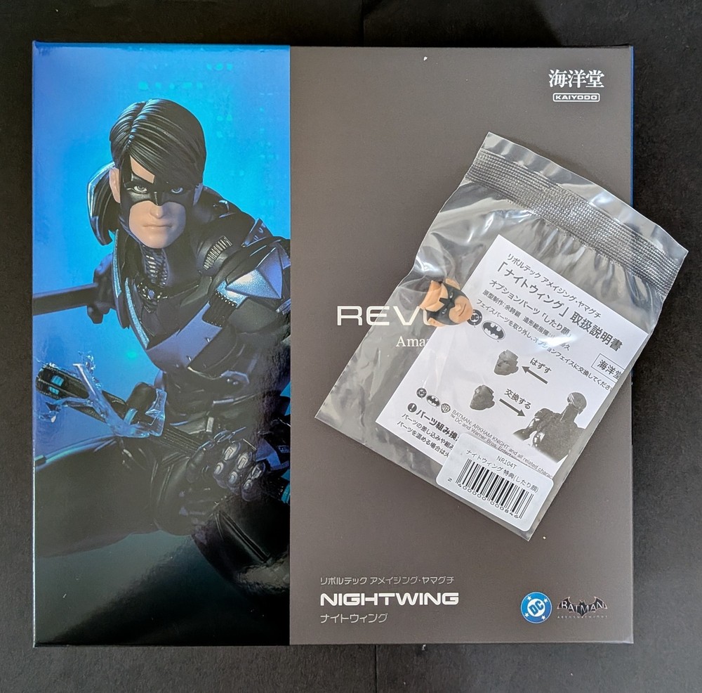 Amazing Yamaguchi Revoltech Arkham Knight – Nightwing　with Bonus KAIYODO NEW