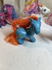 My Little Pony Figures Lot of 7 from Vintage 2002-2004 Various Sizes