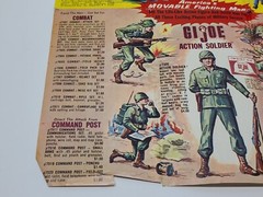 Vintage GI Joe Action Soldier Army Manual Catalog Advertising Fold Out Paper Lot