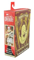 NECA IT Welcome To Derry Ultimate Bob Gray As Pennywise 8”