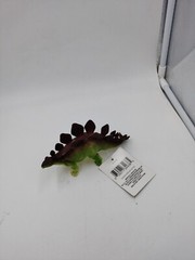 GREEN AND BROWN STEGOSAURUS 7.5 INCH FIGURE