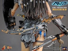 2008 AVP Alien Vs. Predator She Predator Machiko Hot Toys Hot Angel Rare