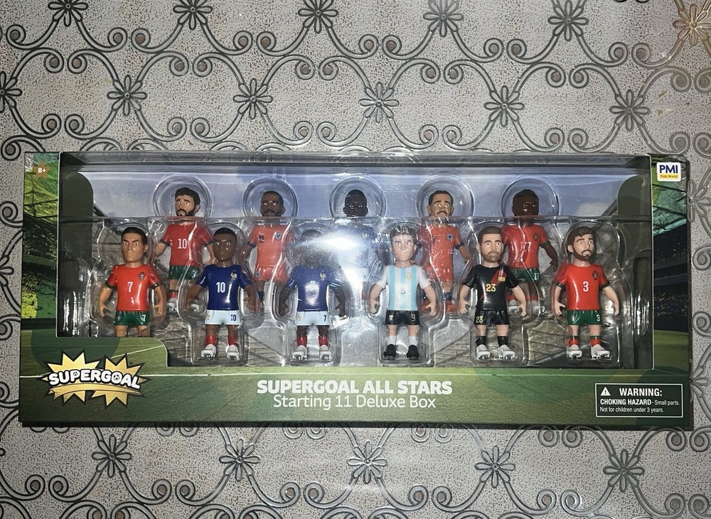Supergoal World Cup 26 Soccer Starting 11 Deluxe Box Figure FIFA Stars Players