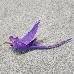 How To Train Your Dragon Thunderdrum 13″ Action Figure 2013 Purple Defenders