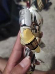 Vintage 1995 Power Rangers Chrome Silver WHITE RANGER 8″ Action Figure MMPR