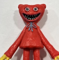 Poppy Playtime Red Huggy Wuggy Action Figure Scary Horror Creepy
