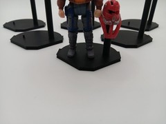 MASK kenner vintage action figure stands lot of 6 M.A.S.K. figure stands black