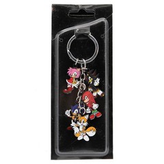 SONIC TAILS KNUCKLES SHADOW AMY Sonic The Hedgehog 1 in. 5 Pcs. Key Chain Set