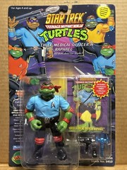 Playmates Star Trek Teenage Mutant Ninja Turtles Chief Medical Officer Raphael