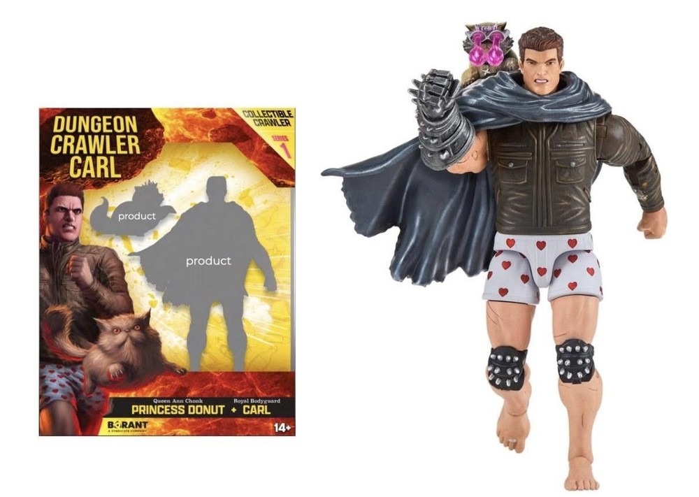 SDCC 2026 Dungeon Crawler Carl Collectible Crawler Carl w/ Donut UCC Presale