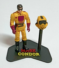 Vintage 1985 Kenner M.A.S.K. Condor Motorcycle Brad Turner & Short Mask Complete