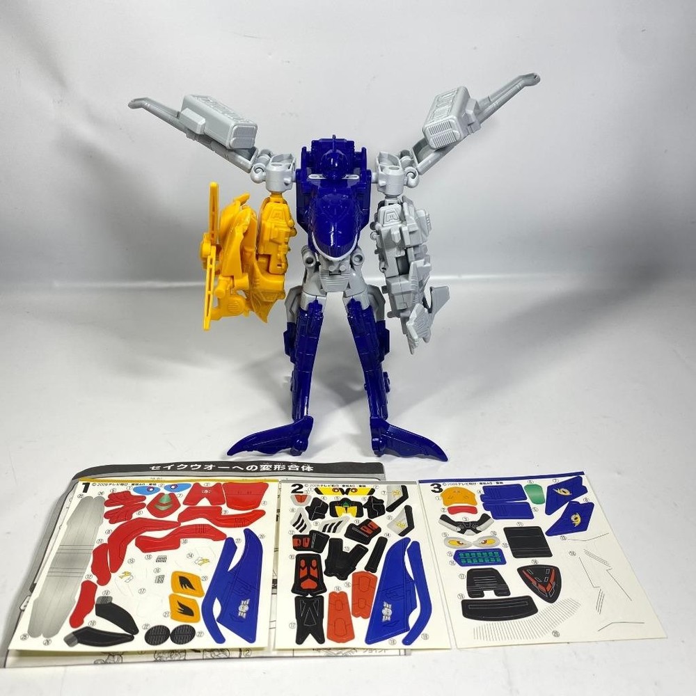 Go Onger Mini Pla SEIKUOH Power Rangers RPM Mach Megazord MiniPla Bandai JAPAN 2