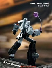 IN STOCK! Galaxy toys Mini08 DESTROYER Megatank Robot Action Figure 7CM