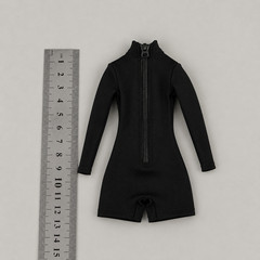1/6 Zipped Bodysuit Jumpsuit Outfit For 12″ PHICEN Hot Toys Female Figure ❶USA❶