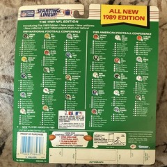 Kenner Starting Lineup 1989 NFL Herschel Walker Football Figure Card Helmet