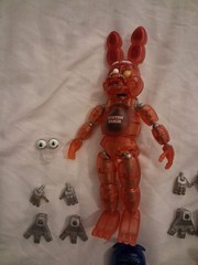 Jazwares FNAF Five Nights At Freddys 2 Endo Series 6″ Lot Bonnie Mangle Chica
