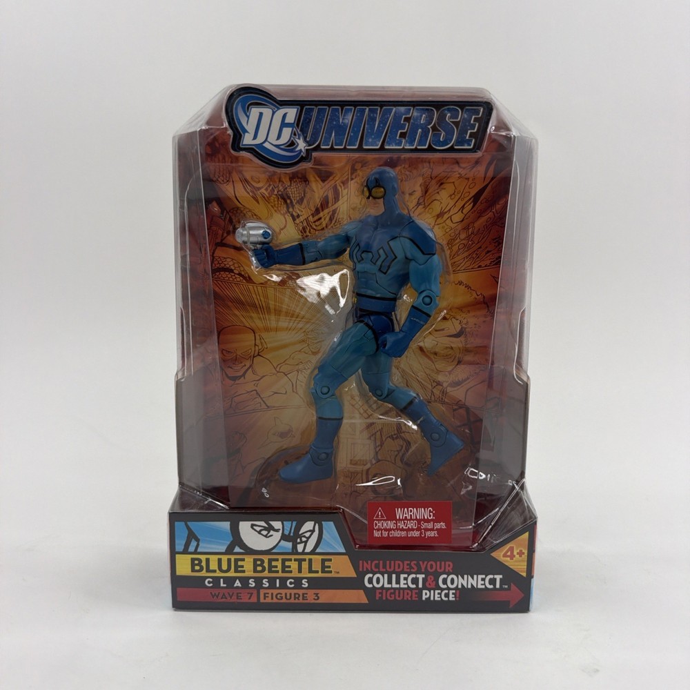 DC Universe Blue Beetle Action Figure NEW Wave 7 Atom Smasher BAF Series 2008